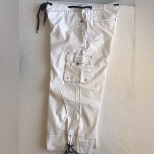 Ralph Lauren Capri 12 Nautical Theme Sailor Beach Coastal Rope Belt Cargo Pocket